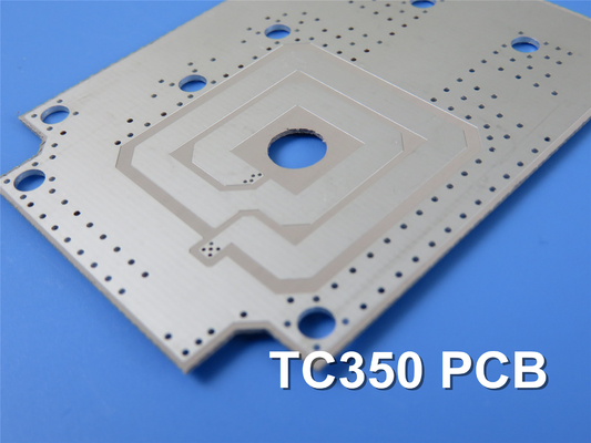 Los laminados Rogers TC350 son sustratos de placa de circuito impreso de 2 capas PCB 20mil con nivel de soldadura en aire caliente (HASL)