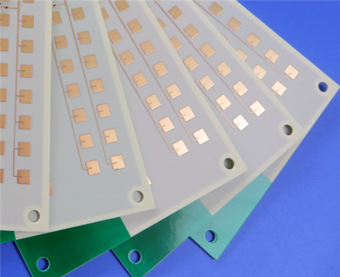 FSD1020T PCB personalizado de laminado de alta frecuencia Substrato RF de 0.508 mm con acabado ENIG para aplicaciones de microondas y UAV