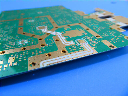 RO4003C PCB laminado de alta frecuencia 6 capas de acumulación híbrida, 1.74 mm, oro duro, vías ciegas, IPC clase 3 para radar y 5G automotriz
