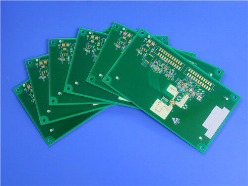 Placa de Circuito Impreso Híbrida de Alta Frecuencia de 8 Capas – RO4003C (Rogers) + S1000-2M (Shengyi) con Vías Ciegas y Vías Rellenas de Resina