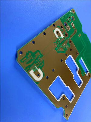 PCB personalizado ️ 4-capa RO4003C + RO4450F híbrido con vía-en-pad y inmersión de oro 2u