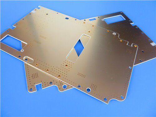 Rogers RO3210 alto DK10.2 PCB laminado de alta frecuencia y personalizado de múltiples capas construido en núcleo de 0.508 mm RO3210+0.2 mm RO4450F PP