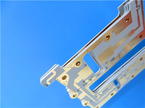 Rogers CLTE-MW laminado de alta frecuencia con espesor del núcleo del material de 0,102 mm PCB CLTE-MW de doble cara con Revestimiento de oro puro para 5G y otras aplicaciones de ondas milimétricas