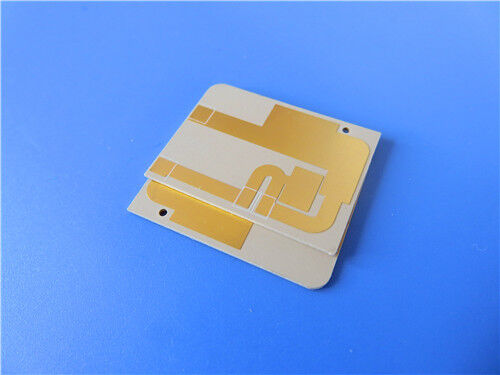 Laminado de microondas termoestable Rogers TMM6 DK 6.0, combinación de cerámica y PTFE, y PCB personalizado de doble cara de 75 mil con acabado ENIG