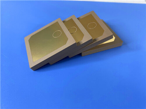 TP960 DK9.6 El laminado de alta frecuencia consiste en cerámica y resina de óxido de polifenileno (PPO) y PCB de material termoplástico personalizado de 1 mm con EPIG