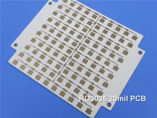 PWB de alta frecuencia de la placa de circuito DK3.5 DF 0,0015 del PWB 2-Layer Rogers 3035 20mil 0.508m m de la microonda de Rogers RO3035