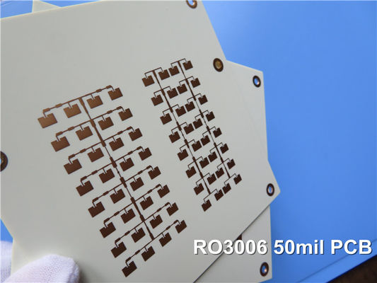 Rogers RO3006 RF imprimió el PWB de la microonda de la placa de circuito 2-Layer Rogers 3006 50mil 1.27m m con oro de la inmersión