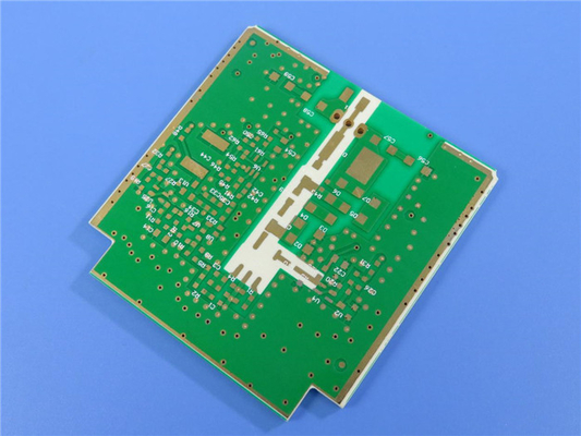 El PWB híbrido mezcló el PWB combinado materiales materiales de la placa de circuito diversos RO4350B + FR4 + RT/duroid 5880 con oro